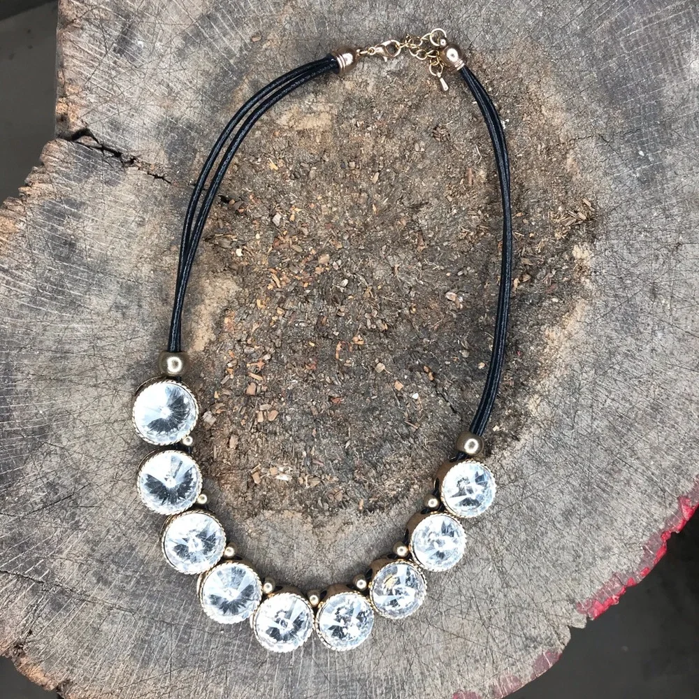 Y2K statement rhinestone necklace - Picture 7 of 8